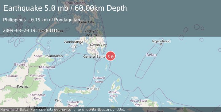 Map of PHILIPPINE ISLANDS REGION