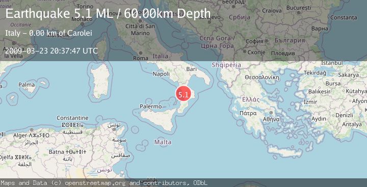 Map of SOUTHERN ITALY