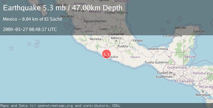 Map of GUERRERO, MEXICO