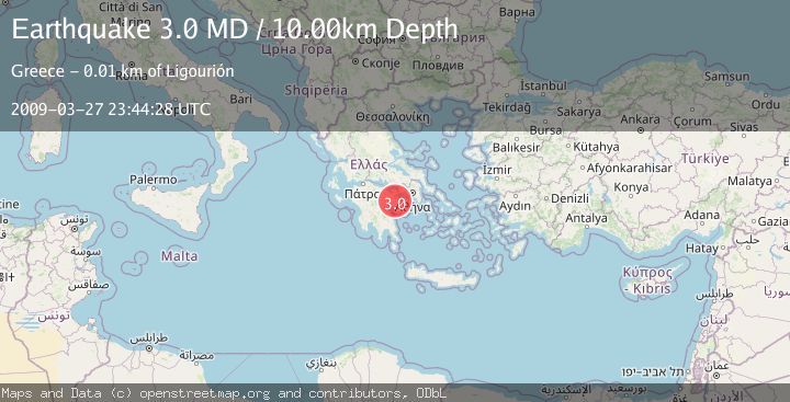 Map of SOUTHERN GREECE