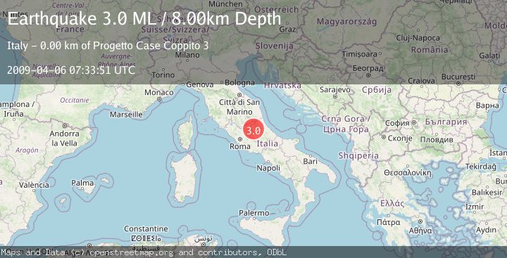 Map of CENTRAL ITALY