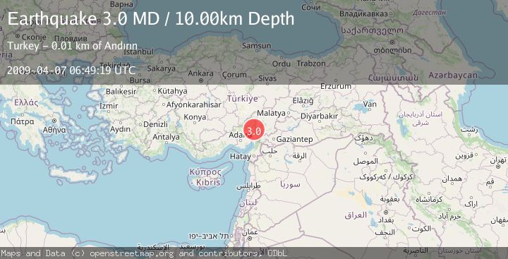 Map of CENTRAL TURKEY