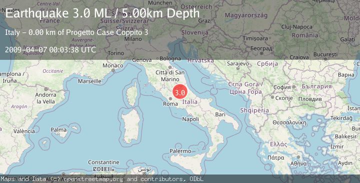 Map of CENTRAL ITALY