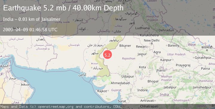 Map of INDIA-PAKISTAN BORDER REGION