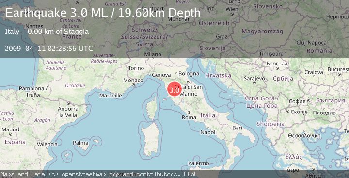 Map of CENTRAL ITALY