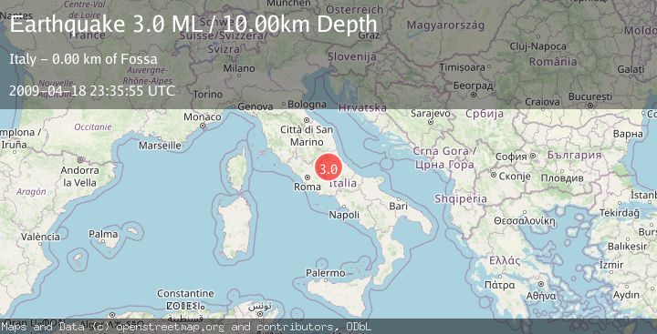 Map of CENTRAL ITALY