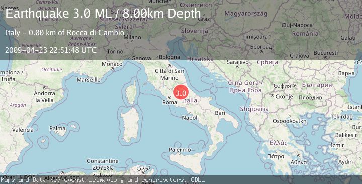 Map of CENTRAL ITALY