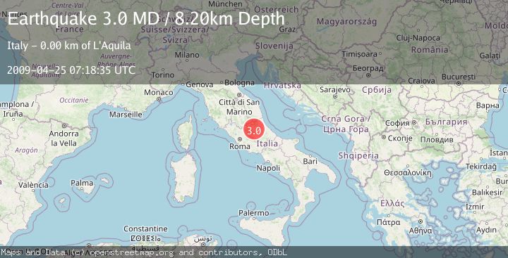 Map of CENTRAL ITALY