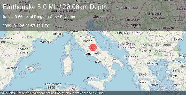 Map of CENTRAL ITALY