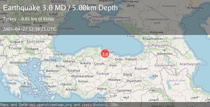 Map of CENTRAL TURKEY