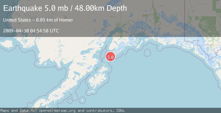 Map of KENAI PENINSULA, ALASKA