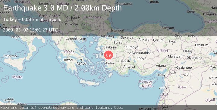 Map of WESTERN TURKEY