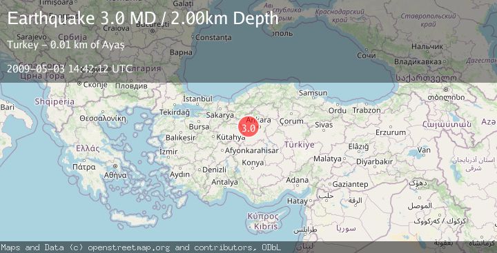 Map of CENTRAL TURKEY