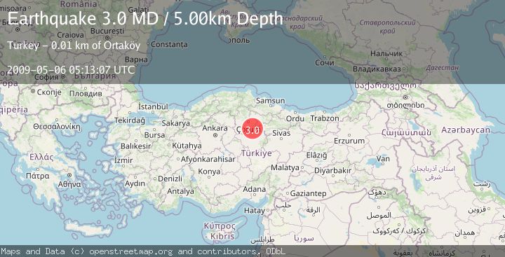 Map of CENTRAL TURKEY
