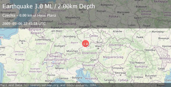 Map of CZECH REPUBLIC