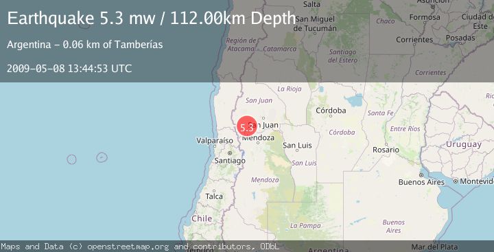 Map of SAN JUAN, ARGENTINA
