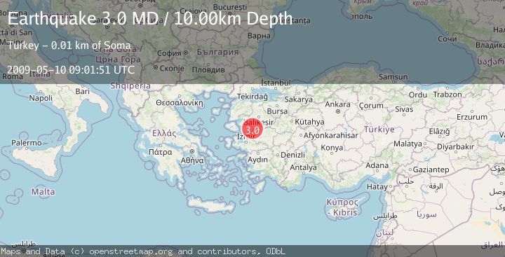 Map of WESTERN TURKEY