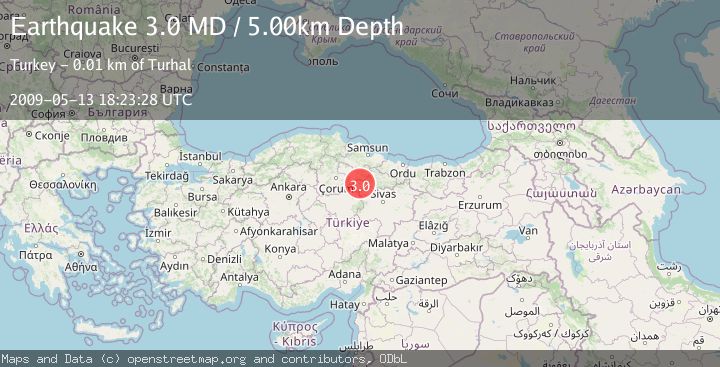 Map of CENTRAL TURKEY