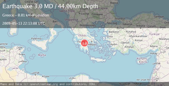 Map of SOUTHERN GREECE