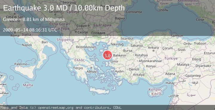 Map of NEAR THE COAST OF WESTERN TURKEY