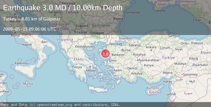 Map of NEAR THE COAST OF WESTERN TURKEY