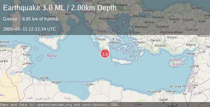 Map of SOUTHERN GREECE