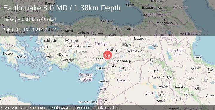 Map of CENTRAL TURKEY