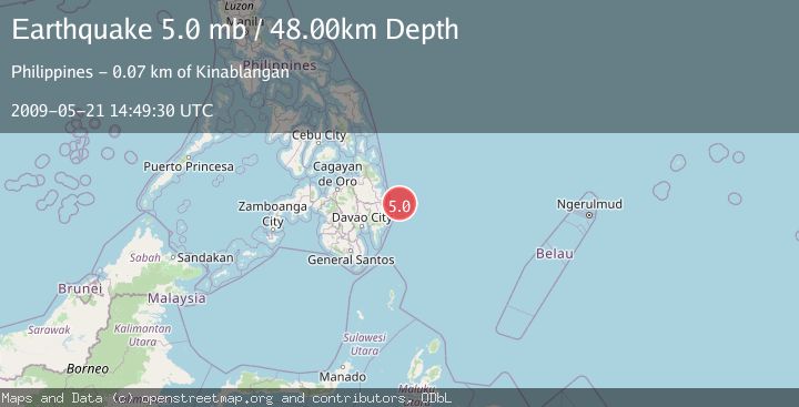 Map of PHILIPPINE ISLANDS REGION