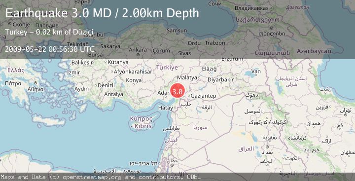 Map of CENTRAL TURKEY