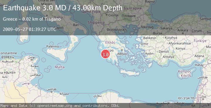 Map of SOUTHERN GREECE