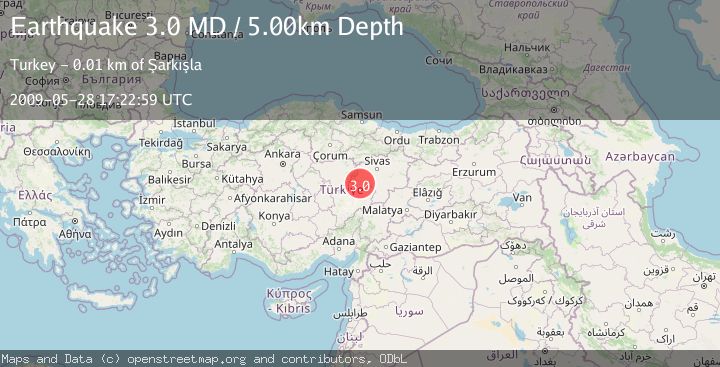 Map of CENTRAL TURKEY