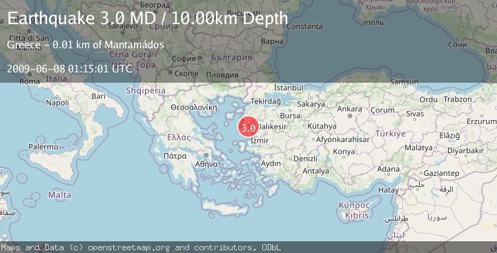 Map of NEAR THE COAST OF WESTERN TURKEY