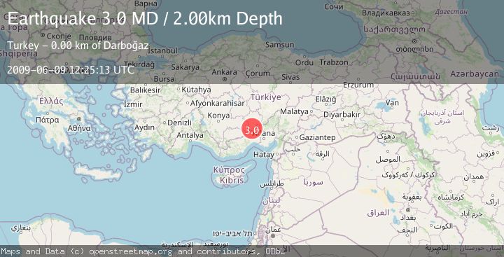 Map of CENTRAL TURKEY