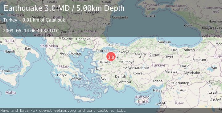 Map of WESTERN TURKEY