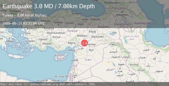 Map of CENTRAL TURKEY
