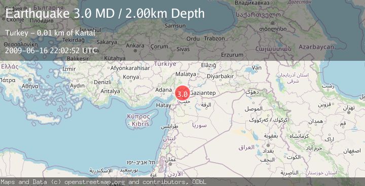 Map of CENTRAL TURKEY