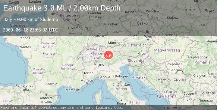 Map of NORTHERN ITALY