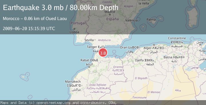 Map of STRAIT OF GIBRALTAR