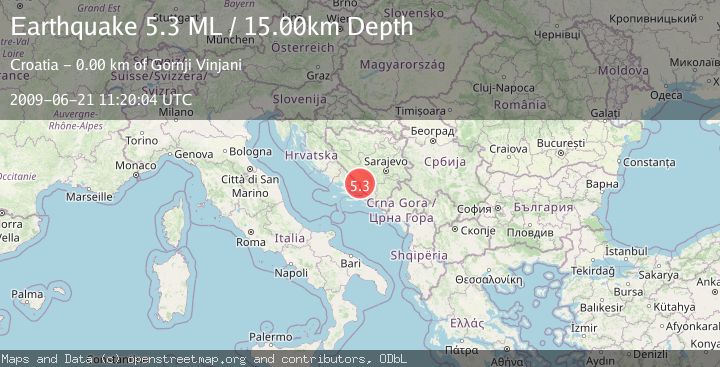 Map of BOSNIA AND HERZEGOVINA