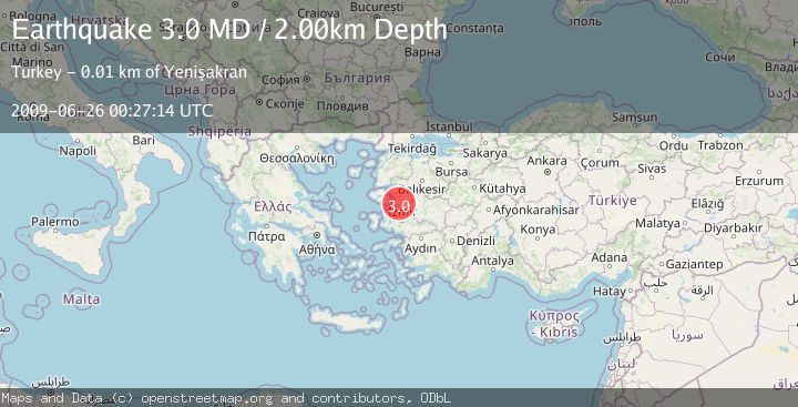 Map of WESTERN TURKEY