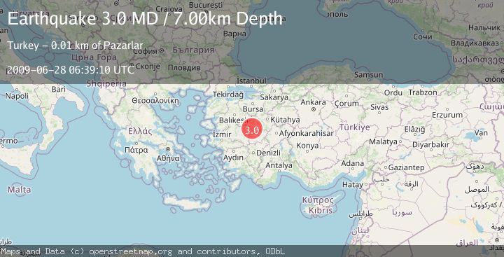 Map of WESTERN TURKEY