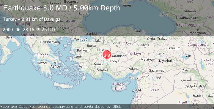 Map of WESTERN TURKEY