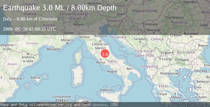 Map of CENTRAL ITALY