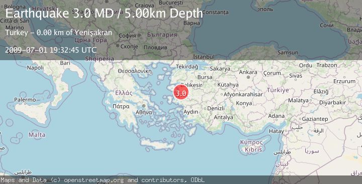 Map of WESTERN TURKEY