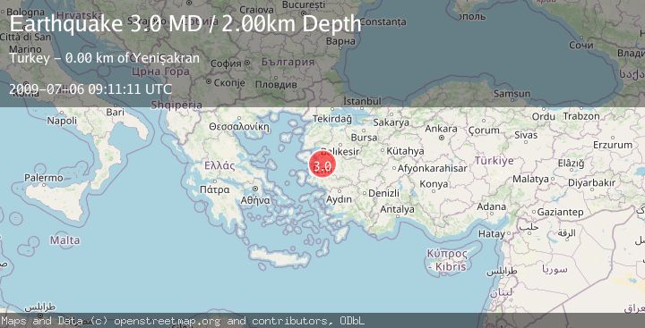 Map of WESTERN TURKEY