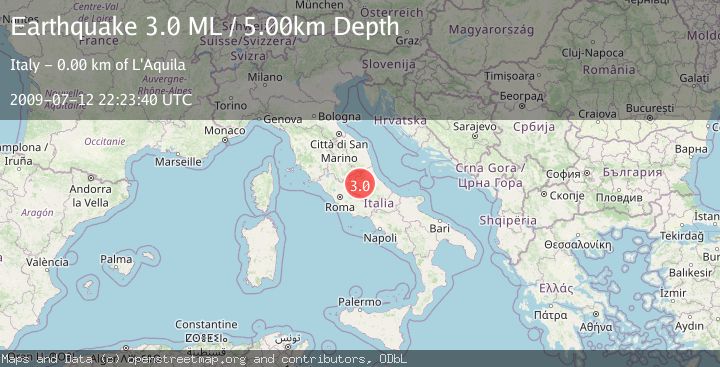 Map of CENTRAL ITALY