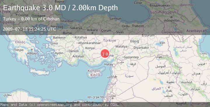 Map of CENTRAL TURKEY