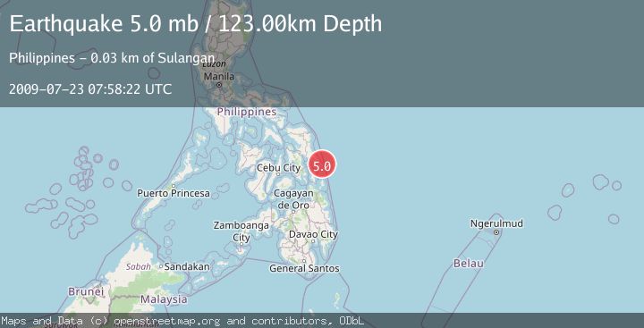 Map of PHILIPPINE ISLANDS REGION