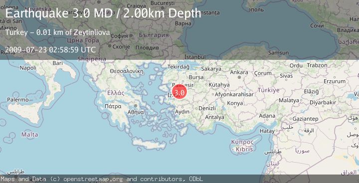 Map of WESTERN TURKEY