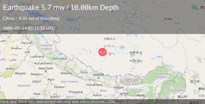 Map of WESTERN XIZANG